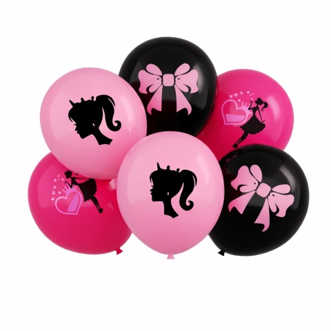 BALONY LATEKSOWE KSIĘŻNICZKA 30cm 6szt. BALONY PRINCESS