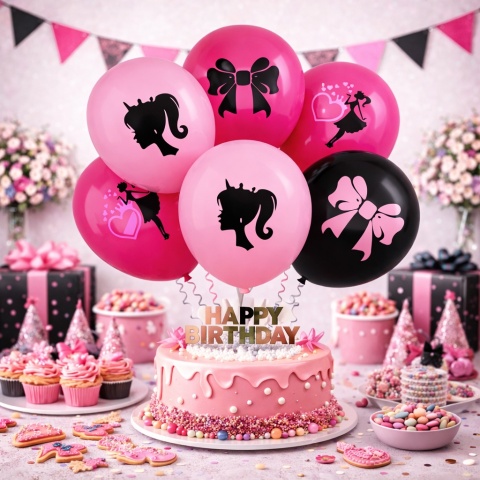 BALONY LATEKSOWE KSIĘŻNICZKA 30cm 6szt. BALONY PRINCESS