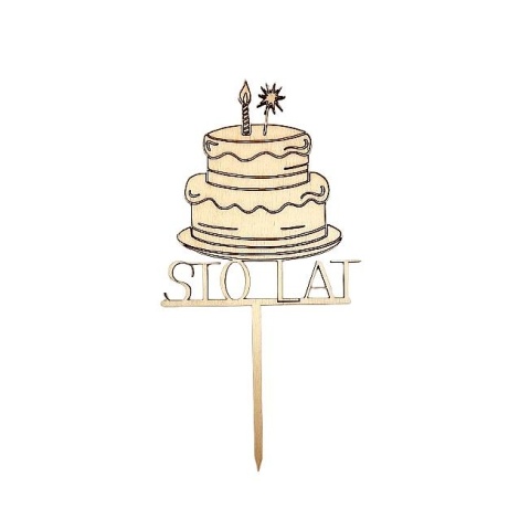 TOPPER STO LAT TORT DREWNIANY TOPPER NA TORT