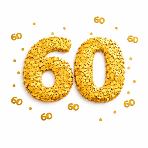 KONFETTI FOLIOWE 60 15g KONFETTI NA STÓŁ DO BALONÓW