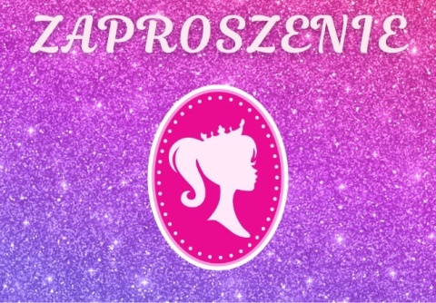 ZAPROSZENIA NA URODZINY PRINCESS 5szt. ZAPROSZENIA Z KSIĘŻNICZKĄ
