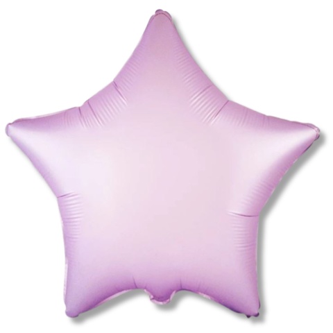 BALON FOLIOWY GWIAZDA LILIOWA SATYNOWA 48cm BALON FIOLETOWA GWIAZDKA