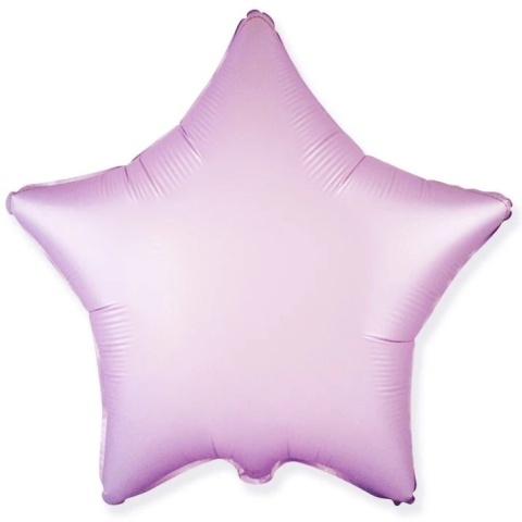 BALON FOLIOWY GWIAZDA LILIOWA SATYNOWA 48cm BALON FIOLETOWA GWIAZDKA