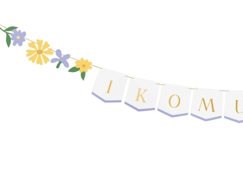 BANER NA KOMUNIĘ 300cm GIRLANDA PIERWSZA KOMUNIA ŚWIĘTA