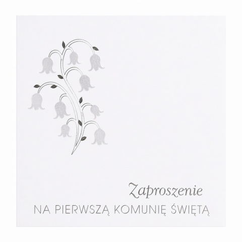 ZAPROSZENIA KOMUNIJNE KWIATY 5szt. ZAPROSZENIA NA KOMUNIĘ