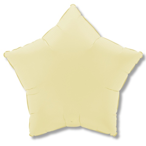 BALON GWIAZDKA FRENCH BUTTER 46cm BALON ŻÓŁTA GWIAZDKA DELIKATNY MAT