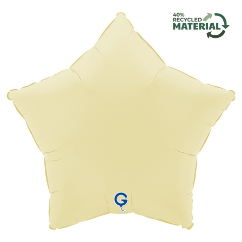 BALON GWIAZDKA FRENCH BUTTER 46cm BALON ŻÓŁTA GWIAZDKA DELIKATNY MAT