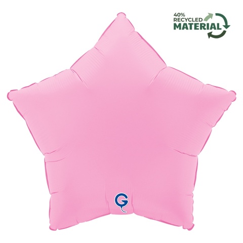 BALON GWIAZDKA SAKURA PINK 46cm BALON RÓŻOWA GWIAZDKA DELIKATNY MAT