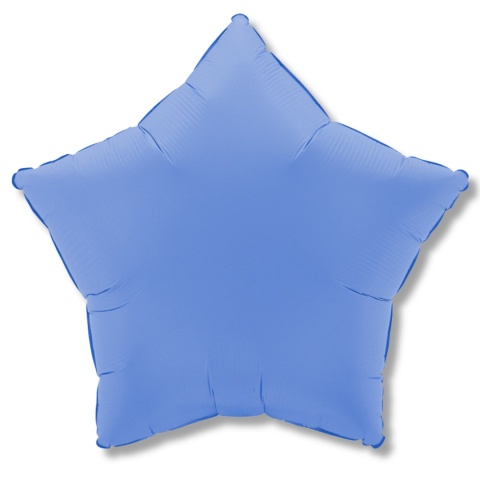 BALON GWIAZDKA LOTUS BLUE 46cm BALON NIEBIESKA GWIAZDKA DELIKATNY MAT