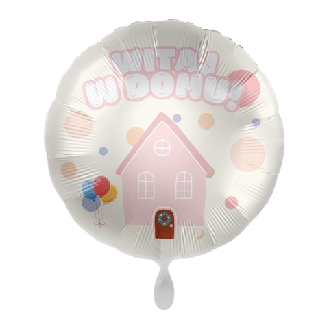 BALON WITAJ W DOMU 43cm BALON NA POWITANIE