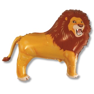 BALON FOLIOWY LEW 100cm ANIMAL PARTY SAFARI