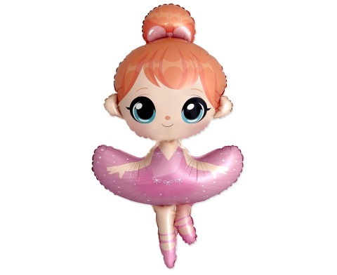 BALON FOLIOWY BALETNICA 117cm BALON BALERINA