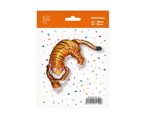 BALON FOLIOWY TYGRYS 108cm ANIMAL PARTY