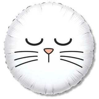 BALON FOLIOWY BIAŁY KRÓLICZEK 43cm BALON KRÓLIK BUNNY