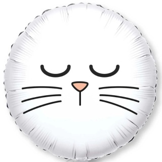 BALON FOLIOWY BIAŁY KRÓLICZEK 43cm BALON KRÓLIK BUNNY