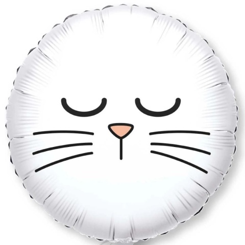 BALON FOLIOWY BIAŁY KRÓLICZEK 43cm BALON KRÓLIK BUNNY