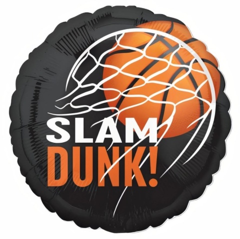 BALON FOLIOWY KOSZYKÓWKA 43cm BALON SLAM DUNK