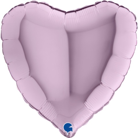 BALON FOLIOWY SERCE LILAC FIOLETOWE 46cm BALON LILIOWE SERCE