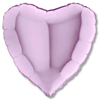BALON FOLIOWY SERCE LILAC FIOLETOWE 46cm BALON LILIOWE SERCE