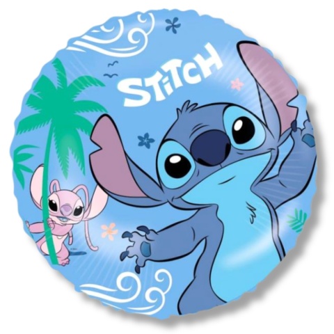 BALON FOLIOWY STITCH & ANGEL 46cm BALON STITCH I ANGEL DISNEY