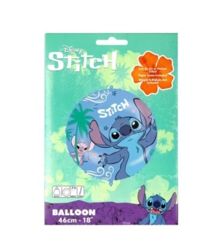 BALON FOLIOWY STITCH & ANGEL 46cm BALON STITCH I ANGEL DISNEY