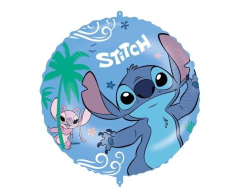 BALON FOLIOWY STITCH & ANGEL 46cm BALON STITCH I ANGEL DISNEY