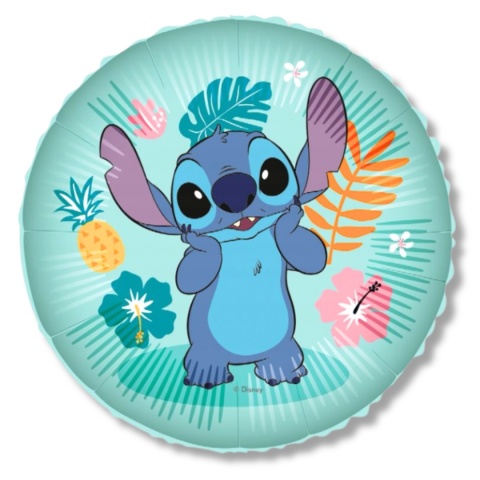 BALON FOLIOWY STITCH HAWAII 46cm BALON STITCH DISNEY