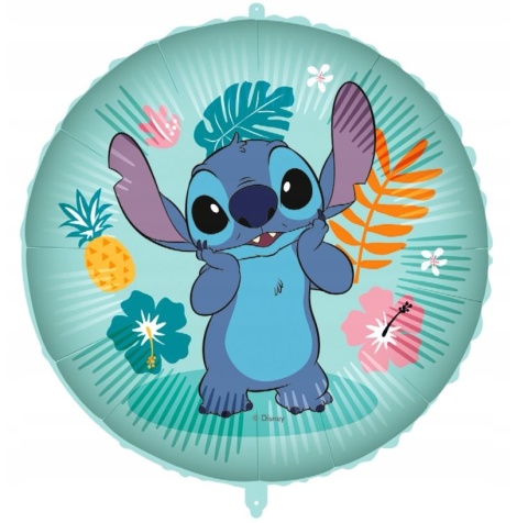 BALON FOLIOWY STITCH HAWAII 46cm BALON STITCH DISNEY