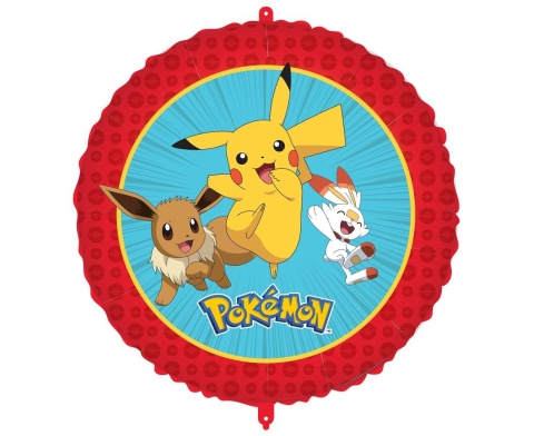 BALON FOLIOWY POKEMON 46cm BALON POKEMON PIKACHU