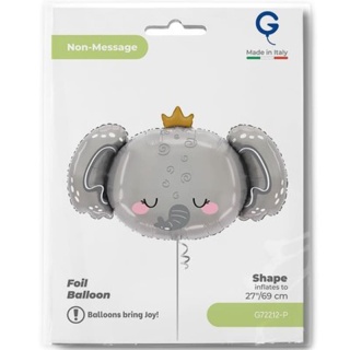 BALON FOLIOWY SŁONIK 92cm BALON BABY ELEPHANT