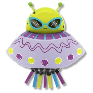 BALON FOLIOWY KOSMITA 94cm BALON UFOLUDEK ALIEN
