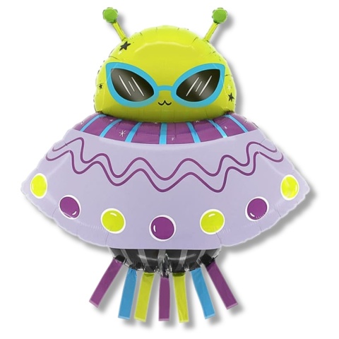 BALON FOLIOWY KOSMITA 94cm BALON UFOLUDEK ALIEN