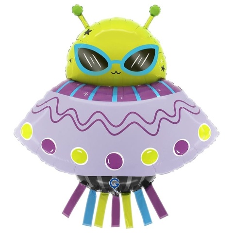 BALON FOLIOWY KOSMITA 94cm BALON UFOLUDEK ALIEN