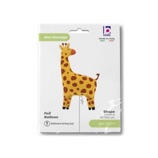 BALON FOLIOWY ŻYRAFA 112cm BALON SAFARI ŻYRAFA