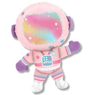 BALON FOLIOWY ASTRONAUTA DZIEWCZYNA 91cm BALON LADY ASTRONAUT