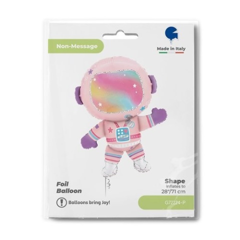 BALON FOLIOWY ASTRONAUTA DZIEWCZYNA 91cm BALON LADY ASTRONAUT