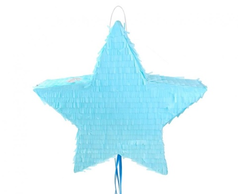 PINIATA URODZINOWA NIEBIESKA GWIAZDKA 45cm