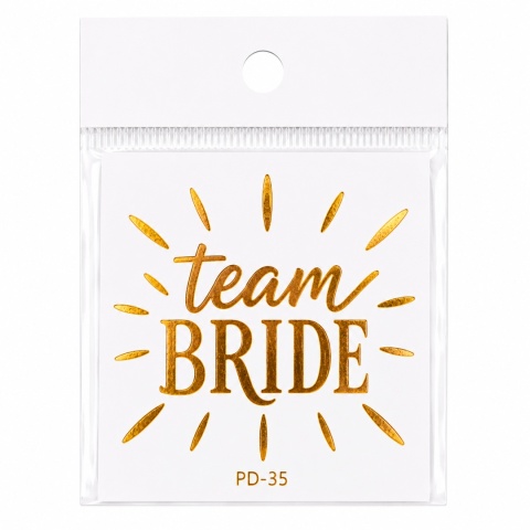 ZMYWALNE TATUAŻE TEAM BRIDE! 1szt. TATUAŻ NA WIECZÓR PANIEŃSKI