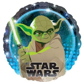 BALON FOLIOWY YODA 43cm BALON GWIEZDNE WOJNY