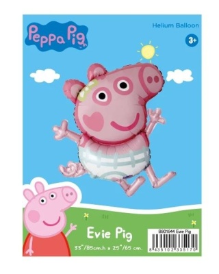 BALON FOLIOWY EVIE 85cm ŚWINKA PEPPA BALON