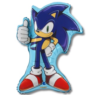 BALON FOLIOWY JEŻ SONIC 77cm BALON METALIZOWANY