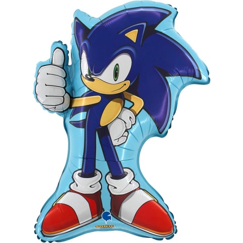 BALON FOLIOWY JEŻ SONIC 77cm BALON METALIZOWANY