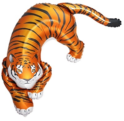 BALON FOLIOWY TYGRYS 108cm ANIMAL PARTY TIGER