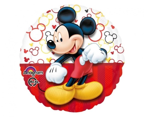 BALON FOLIOWY MYSZKA MICKEY 43cm BALON MICKEY MOUSE