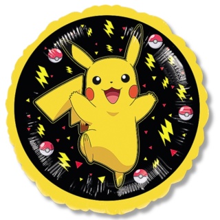 BALON FOLIOWY PIKACHU 43cm BALON POKEMON PIKACHU
