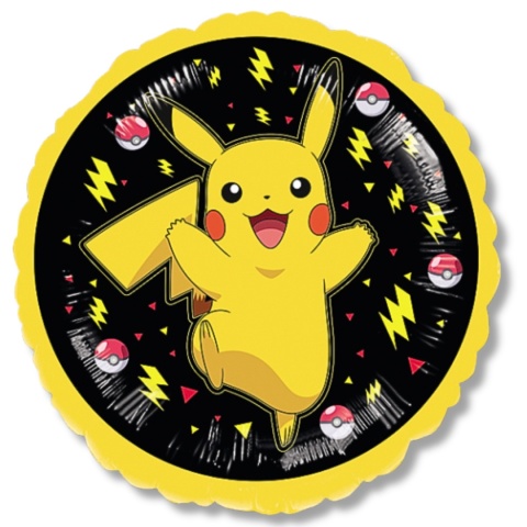 BALON FOLIOWY PIKACHU 43cm BALON POKEMON PIKACHU