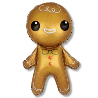 BALON FOLIOWY PIERNIKOWY LUDZIK 100cm BALON GINGERBREAD MAN
