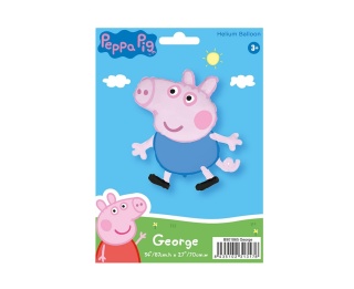 BALON FOLIOWY GEORGE 87cm ŚWINKA PEPPA BALON