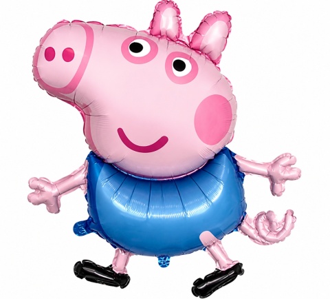 BALON FOLIOWY GEORGE 87cm ŚWINKA PEPPA BALON