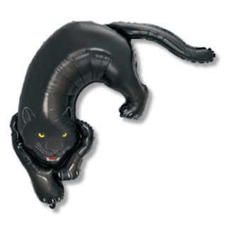 BALON FOLIOWY CZARNA PANTERA 108cm ANIMAL PARTY BLACK PANTHER
